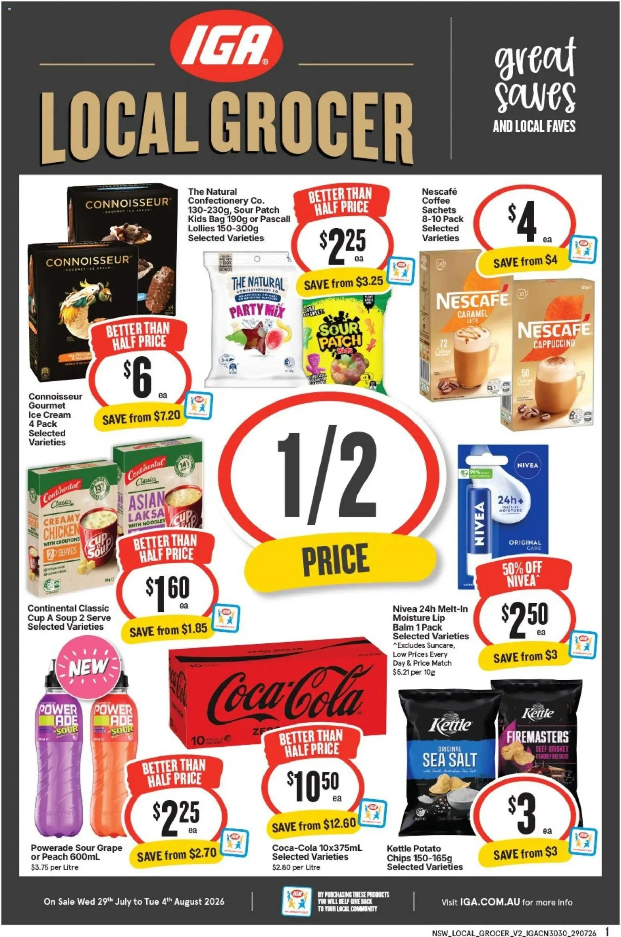IGA Au flyer