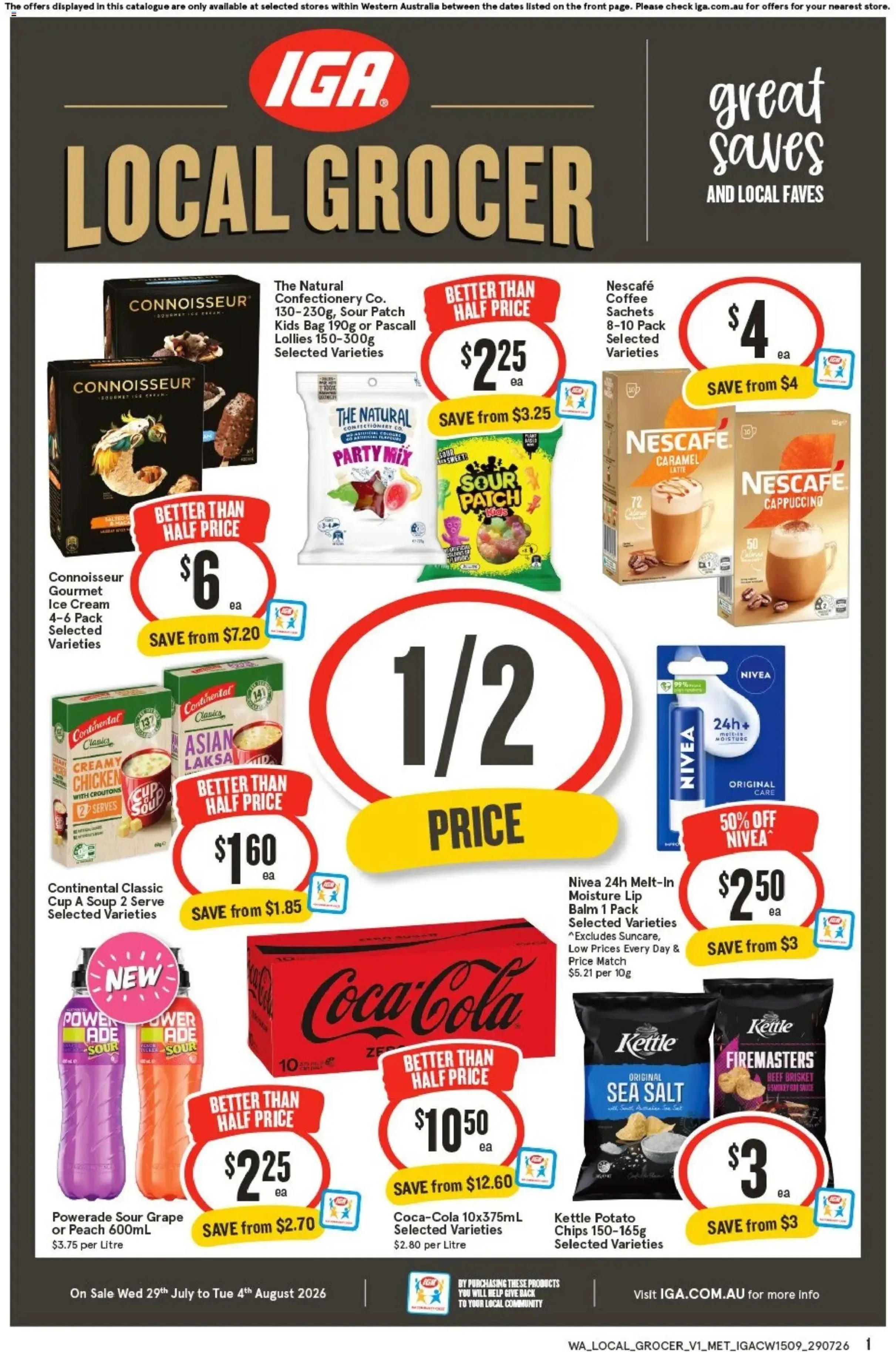 IGA Au flyer