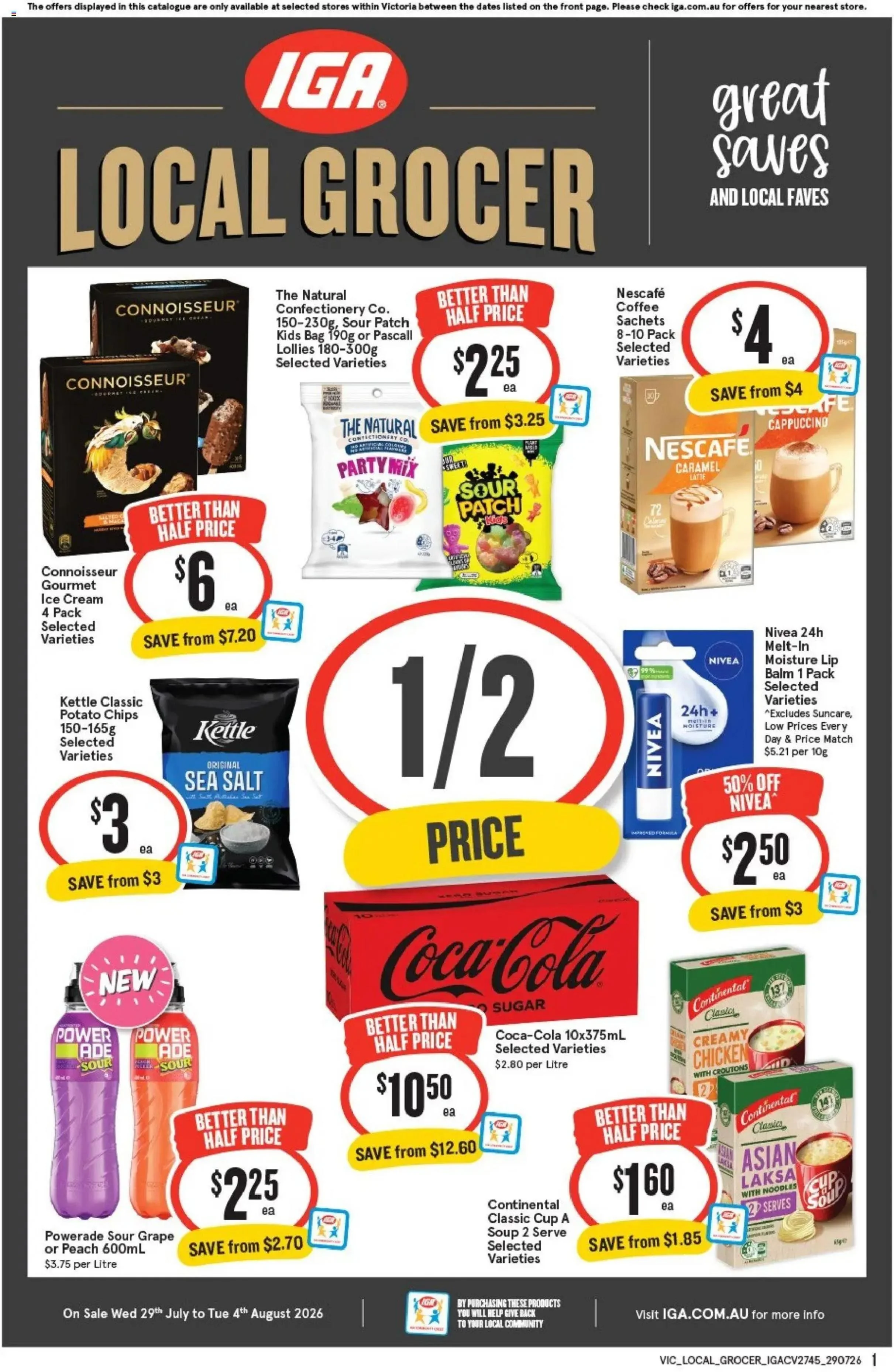 IGA Au flyer