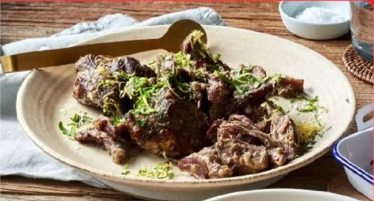 Grilled Lamb with Herb Crust