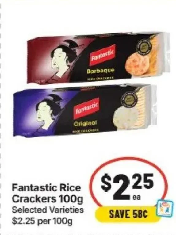 Fantastic Rice Crackers 100g