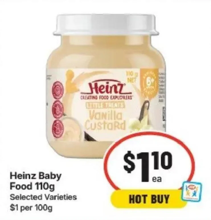 Heinz Baby Food 110g