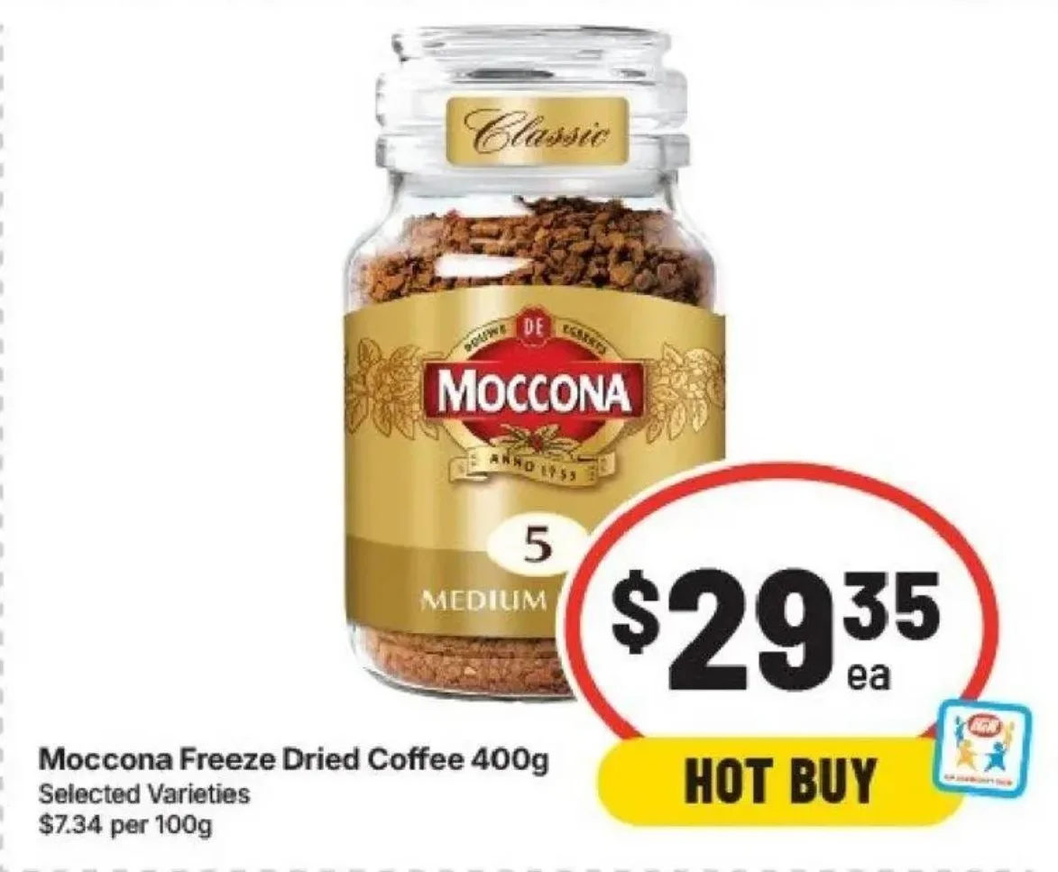 Moccona Freeze Dried Coffee 400g