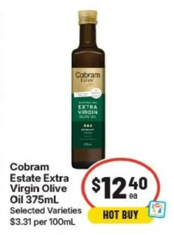 Cobram Estate Extra Virgin Olive Oil 375mL