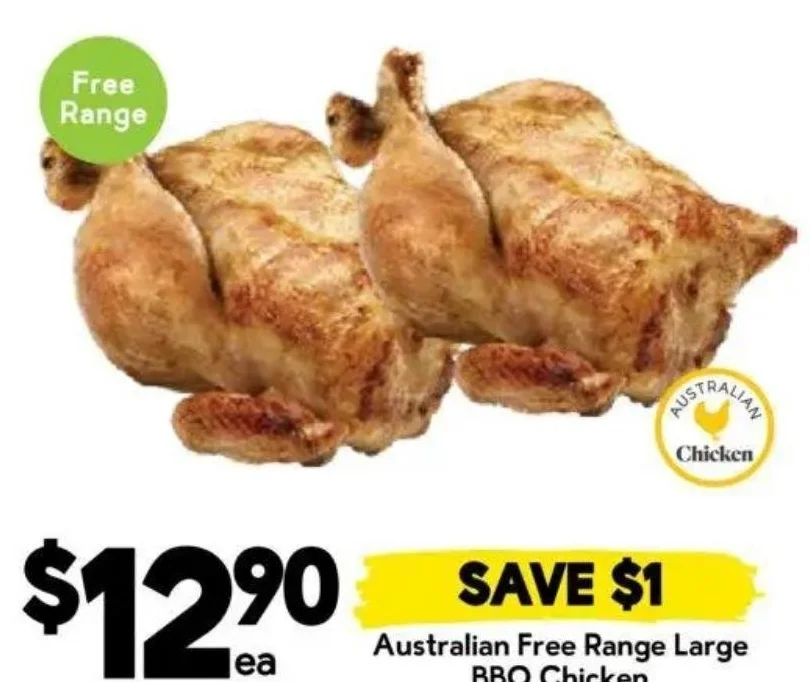 Australian Free Range Large BBQ Chicken