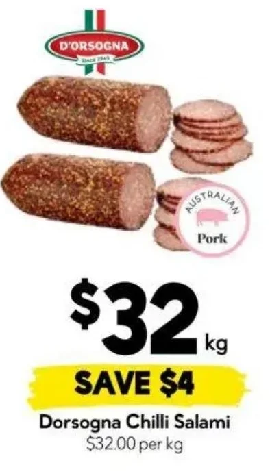 Dorsogna Chilli Salami