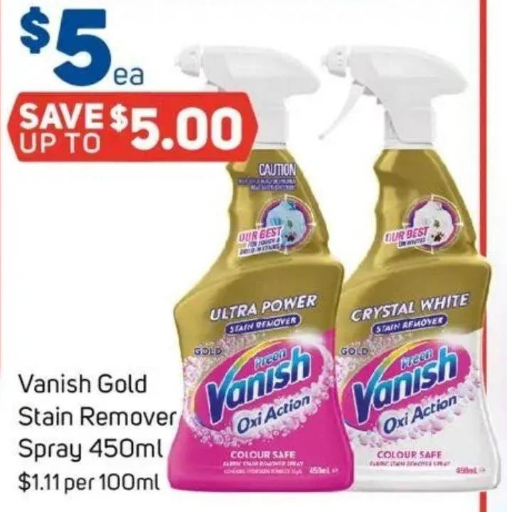 Vanish Gold Stain Remover Spray 450ml