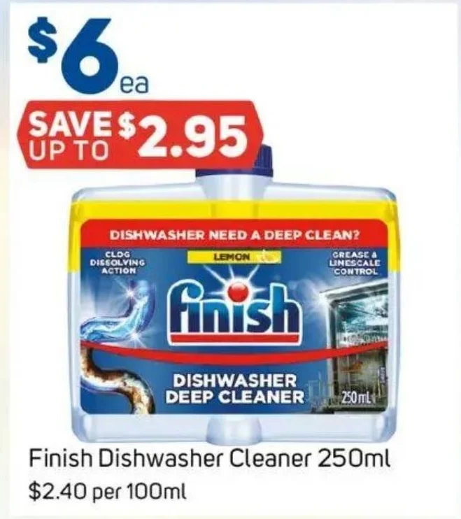 Finish Dishwasher Cleaner 250ml