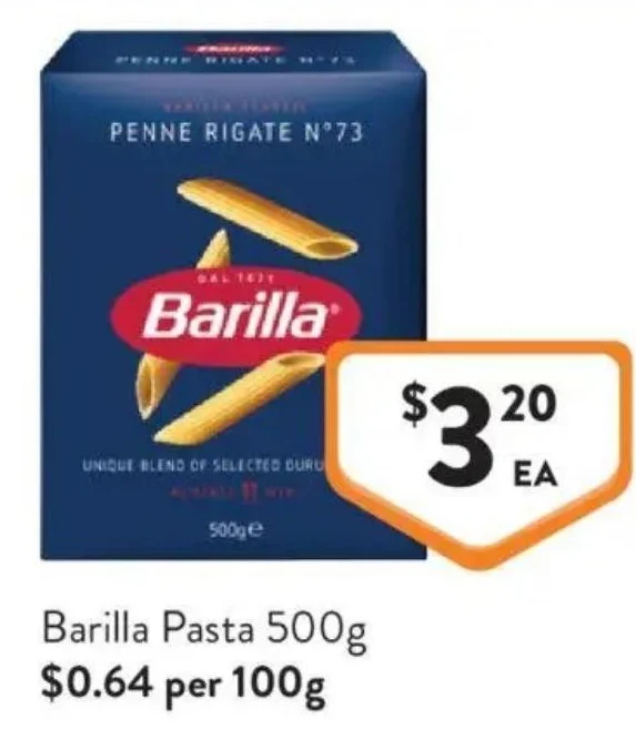 Barilla Pasta 500g