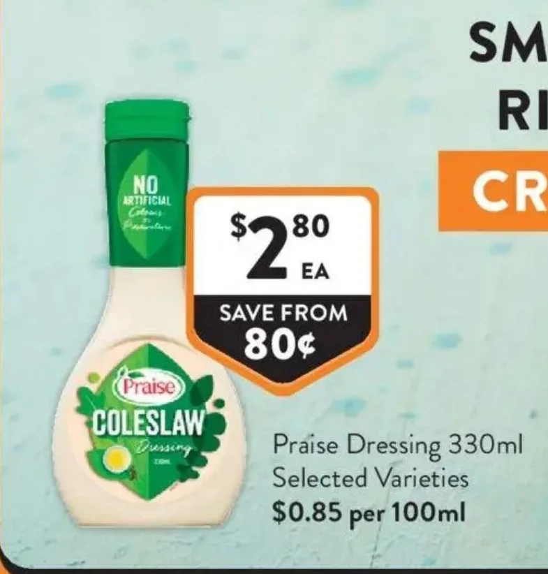 Praise Dressing 330ml