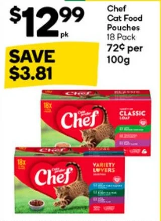 Chef Cat Food Pouches