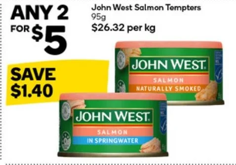 John West Salmon Tempters
