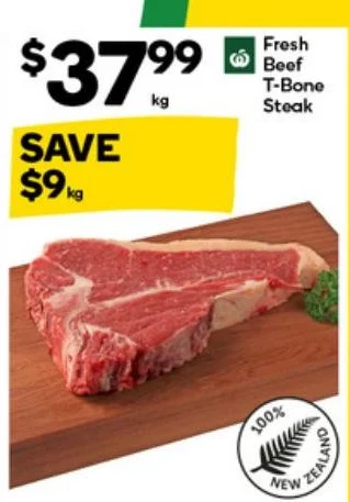 Fresh Beef T-Bone Steak