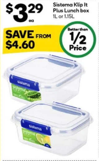 Sistema Klip It Plus Lunch box