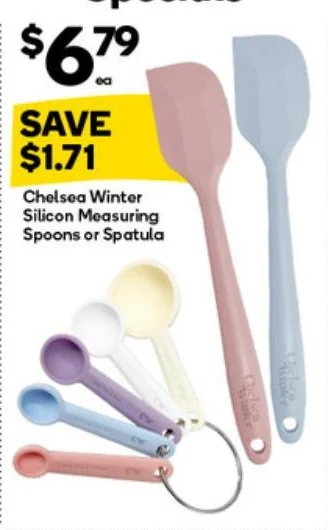 Chelsea Winter Silicon Measuring Spoons or Spatula