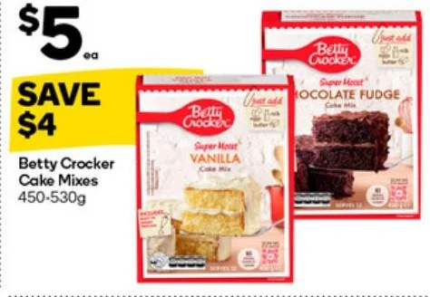 Betty Crocker Cake Mixes