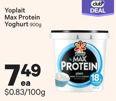 Yoplait Max Protein Yoghurt 900g